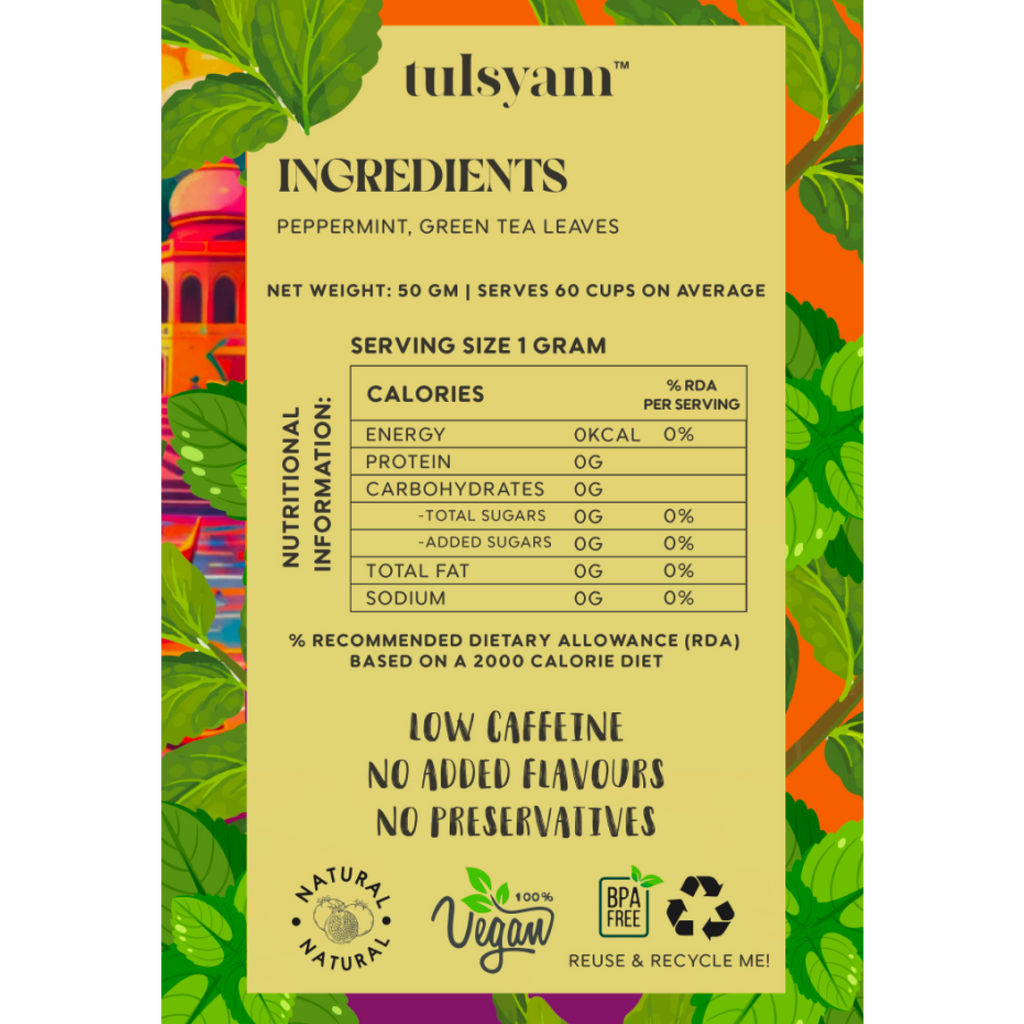 Peppermint Green Tea