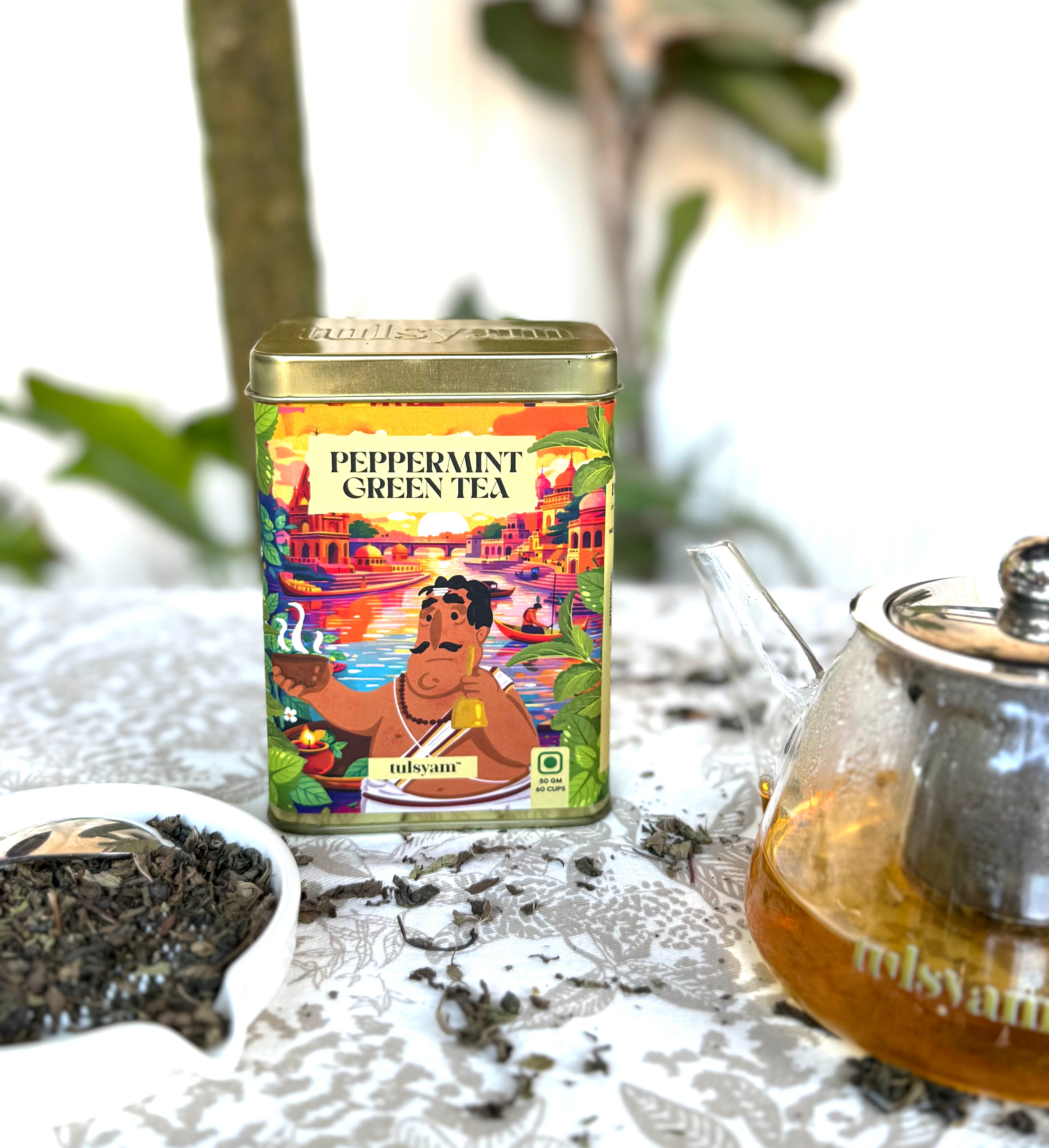 Peppermint Green Tea
