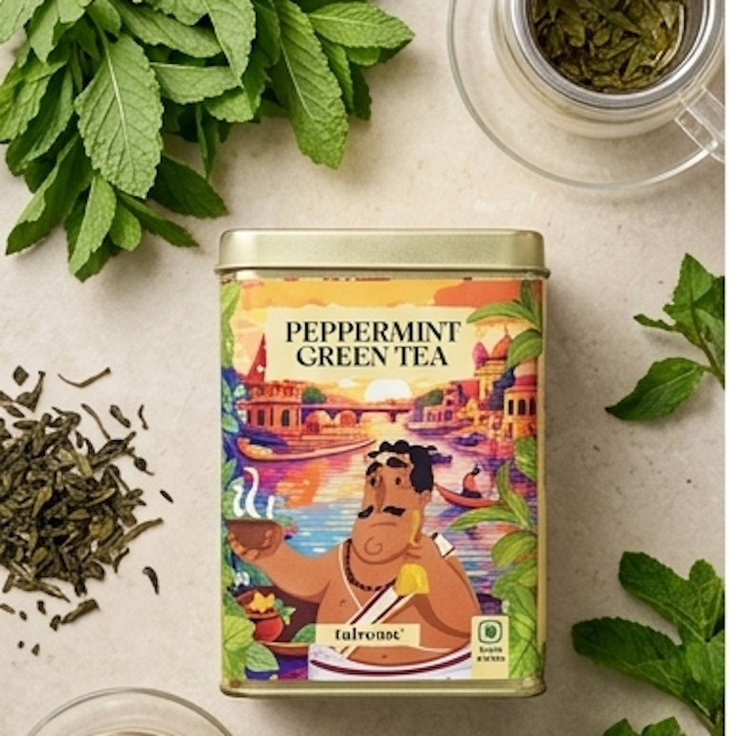 Peppermint Green Tea
