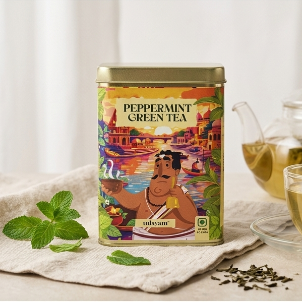 Peppermint Green Tea