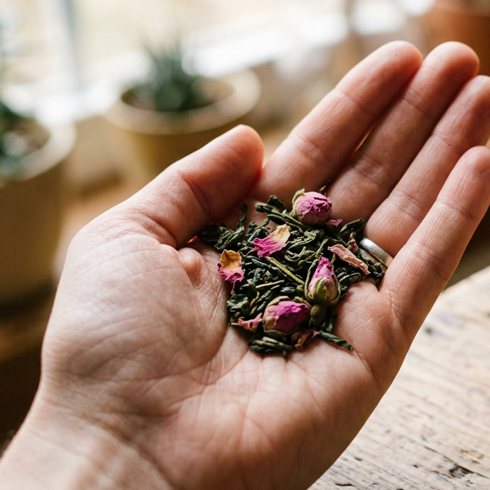 Rose Green Tea