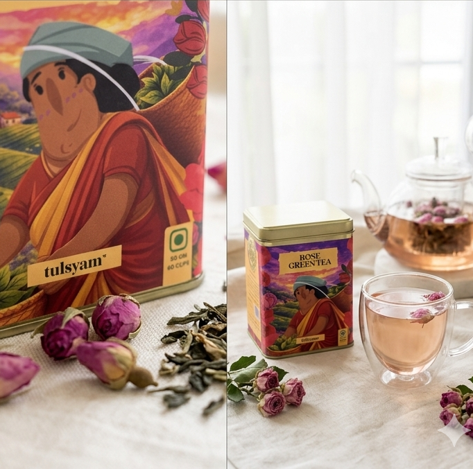 Rose Green Tea